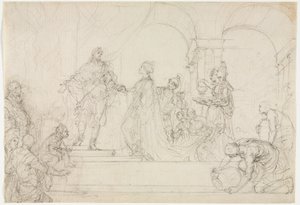 Rencontre de Salomon et de la Reine de Saba