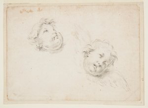Étude pour deux chérubins - Francesco Solimena