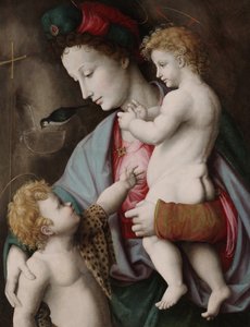 Madone et enfant avec Saint Jean - Francesco Ubertini Il Bacchiacca