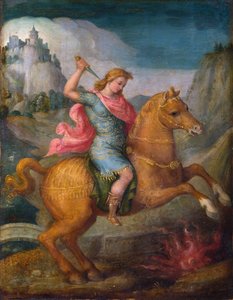 Marcus Curtius - Francesco Ubertini Verdi Bachiacca