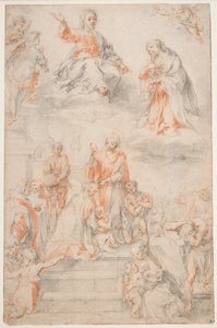 Saint Ansano baptisant les Siennois, c.1593 - Francesco Vanni