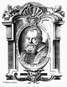 Galileo Galilei, astronome et mathématicien italien, début du 17e siècle - Francesco Villamena
