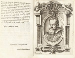 Portrait de Galileo Galilei, 1623 - Francesco Villamena