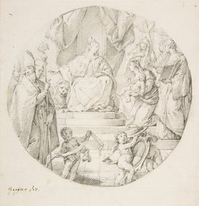 La Noblesse présentant un enfant à Venise, 1709-87 - Francesco Zugno