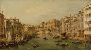 Venise : Le Rialto - Francesco circle of Guardi