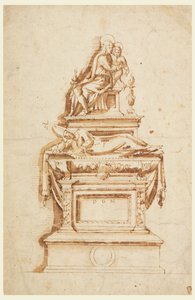 Projet de monument sépulcral pour un cardinal Médicis