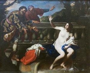 Suzanne et les vieillards - Francesco de (c.1600 54) Rosa