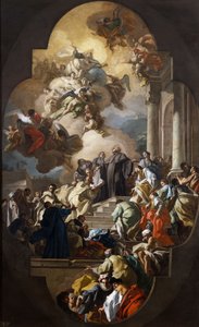 Vision de Saint Benoît - Francesco de Mura