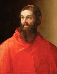 Portrait du cardinal Rodolfo Pio - Francesco de Rossi Salviati