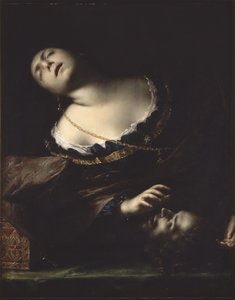 Hérodiade avec la tête de Jean-Baptiste - Francesco del Cairo