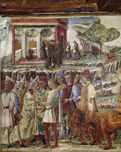 Allégorie du mois de juillet (détail) - Francesco del Cossa