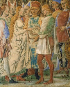 Italie, Ferrare, Palazzo Schifanoia, La Salle du Mois, Le mois de juin par Francesco del Cossa