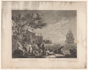 Figures au bord de la mer