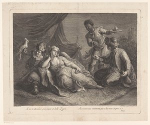 Femme allongée sur un tapis - Francesco del Pedro
