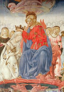 Détail du Couronnement de la Vierge