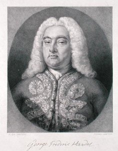 George Frederick Handel (1685-1759) gravé par Frederick Christian Lewis I (1779-1856) 1828 - Francis (after) Kyte