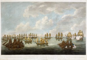 Action entre la flotte de Chine et une escadre française le 15 février 1804 - Francis (after) Sartorius