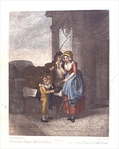 Rond et Sonore, Cinq pence la livre de cerises Duke, Planche 8 de "Les Cris de Londres"