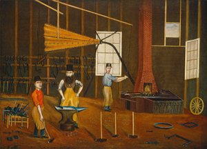 Forge, vers 1880 - Francis A. Beckett