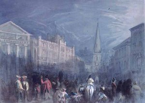 Vue de Broad Street, Bristol - Francis Abel William Taylor Armstrong