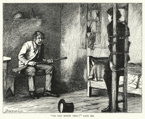 Illustration pour Les Grandes Espérances de Charles Dickens (gravure)