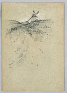 Un moulin à vent - Francis Augustus Lathrop