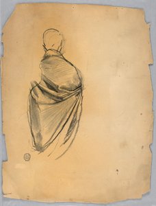 Figure avec draperie - Francis Augustus Lathrop