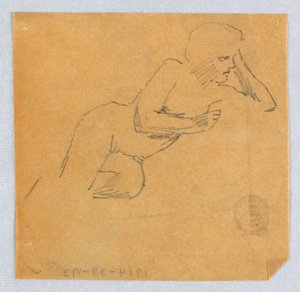 Esquisse de nu féminin - Francis Augustus Lathrop