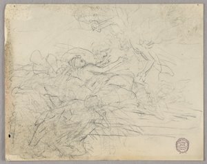 Croquis de groupe figuratif pour l