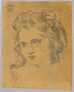 Esquisse de tête de femme