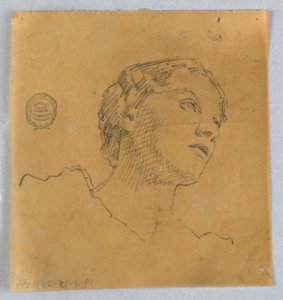 Esquisse de tête de femme