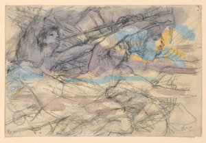 Esquisses pour Deux Anges et la Foi - Francis Augustus Lathrop