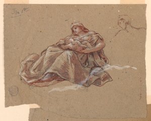 Étude pour "Charité," Église Saint-Barthélemy, New York, NY - Francis Augustus Lathrop