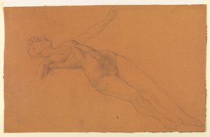 Étude pour "Diane et ses suivantes parmi les constellations" - Francis Augustus Lathrop