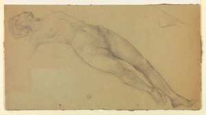 Étude pour "Diane et ses suivantes parmi les constellations" - Francis Augustus Lathrop