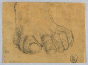 Étude du pied gauche - Francis Augustus Lathrop