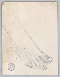 Étude du pied droit - Francis Augustus Lathrop