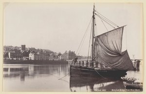 Pont de Bideford depuis la rive, 1860-94 - Francis Bedford