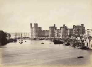 Château de Carnarvon et embouchure du fleuve (578) - Francis Bedford