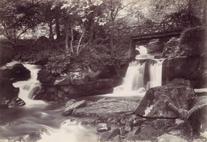 Glen Lun. Le Pont Rustique, années 1870