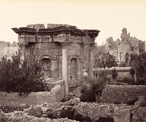 Le temple circulaire (temple de Vénus), Baalbek - Francis Bedford