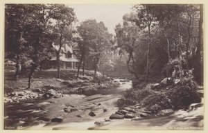 Watersmeet, le cottage et les ruisseaux - Francis Bedford