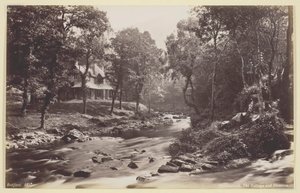 Watersmeet, le Cottage et les ruisseaux, 1860-94 - Francis Bedford