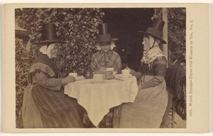 Groupe gallois - Trois vieilles femmes prenant le thé, no 3 - Francis Bedford