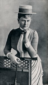 Étude de portrait de la future reine Mary, 1885-1911 - Francis Byrne and Co