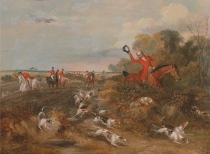 Salle des fêtes : Capping on Hounds - Francis Calcraft Turner