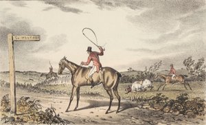 [Chasse au renard] Ensemble de douze "Illustrations de Turner à Nimrod sur la condition des chasseurs," supplément à l