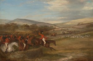 La chasse de Berkeley, 1842 : Plein cri - Francis Calcraft Turner