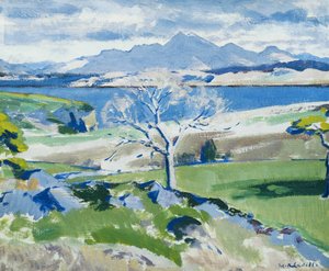 Ben Cruachan depuis Achnacraig, Mull, vers 1931 - Francis Campbell Boileau Cadell