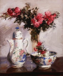 La cafetière Famille Rose - Francis Campbell Boileau Cadell